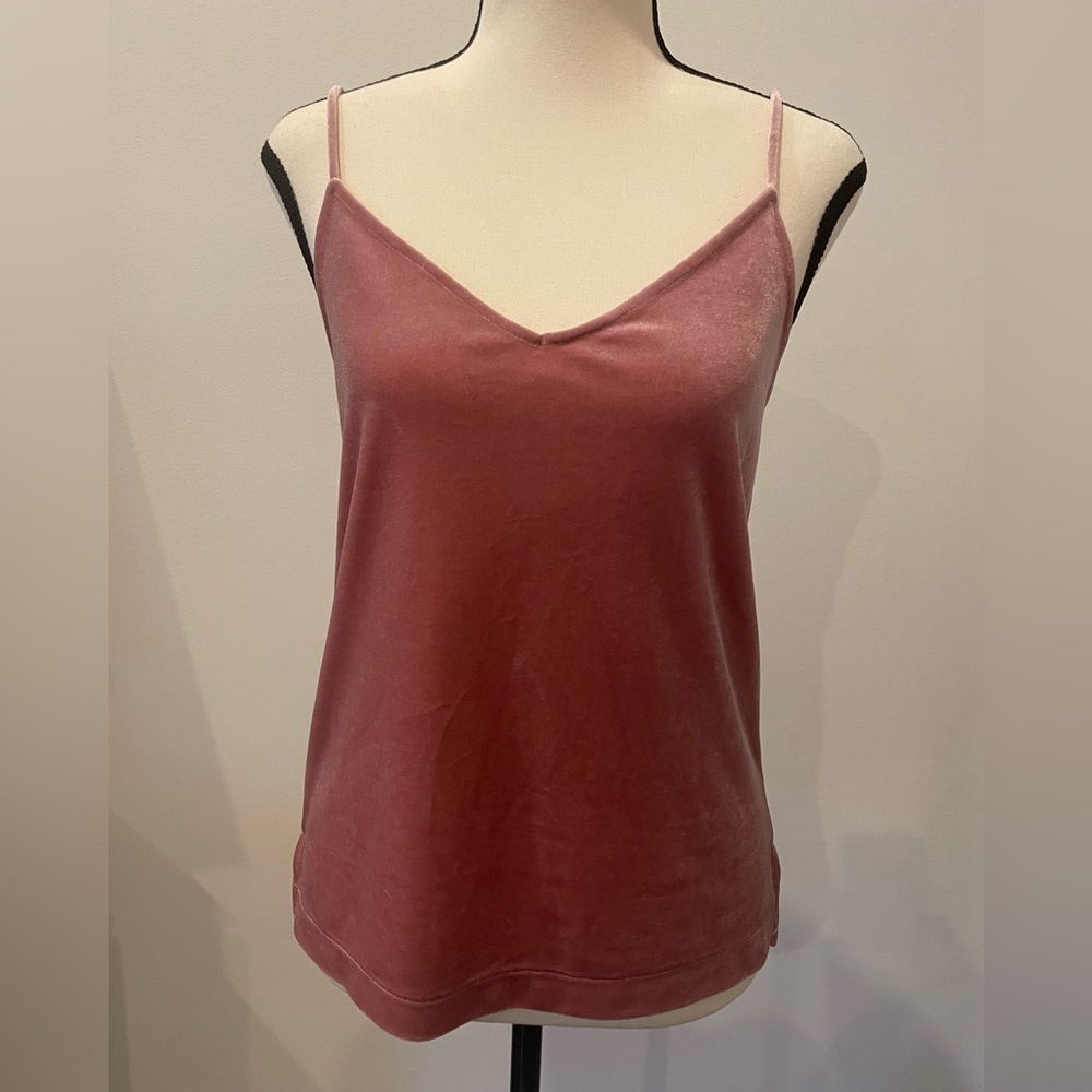 Rag & Bone/JEAN Velvet Strap Top Size XS Sleeveless Top